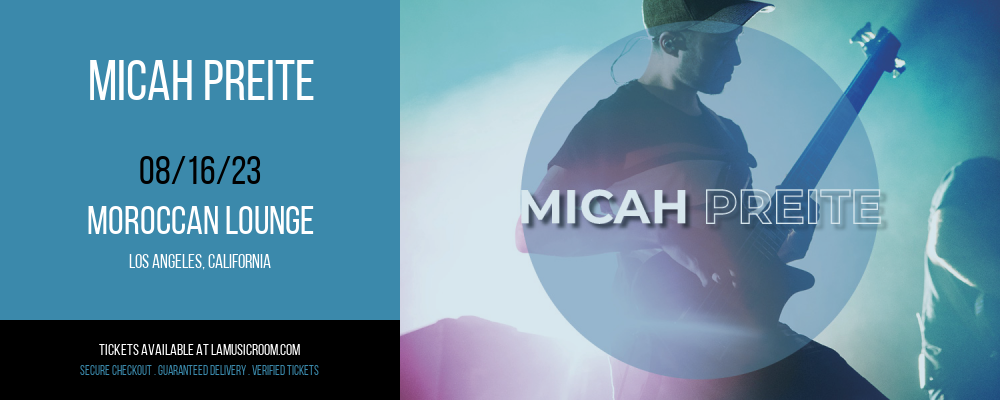 Micah Preite at Moroccan Lounge