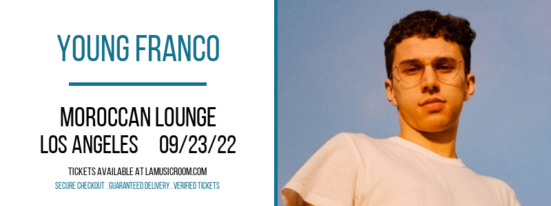 Young Franco at Moroccan Lounge
